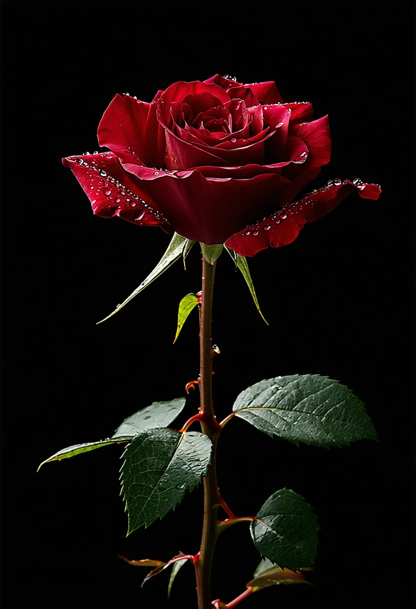Uma rosa desabrochando, símbolo do despertar feminino